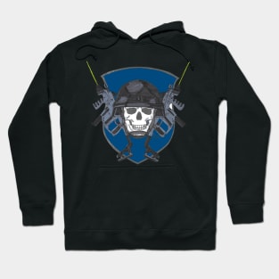Special Ops Military Skull and Guns Hoodie